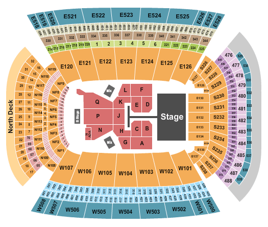 Donald W. Reynolds Razorback Stadium Post Malone Seating Chart